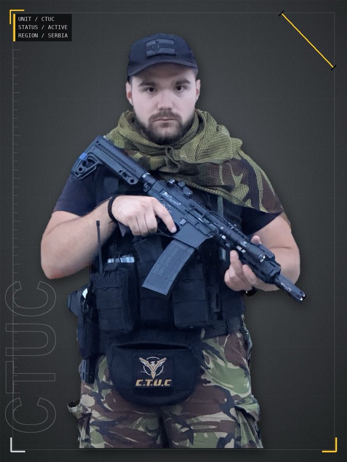 A01 Movement — C.T.U.C. airsoft team operator, Belgrade Serbia