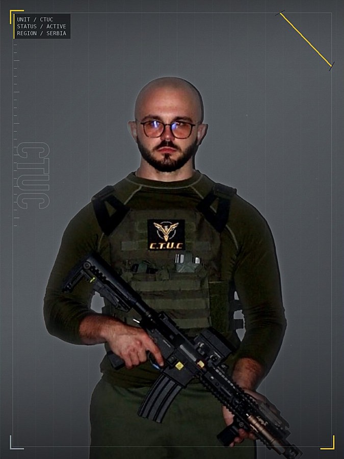 A05 Brajtes — C.T.U.C. airsoft team operator, Belgrade Serbia